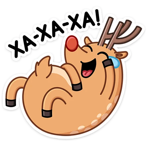 🦌 Стикер «Олень Барни» для Telegram
