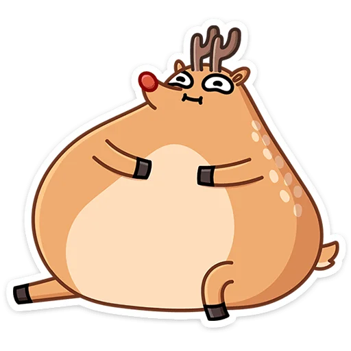 🥵 Стикер «Олень Барни» для Telegram