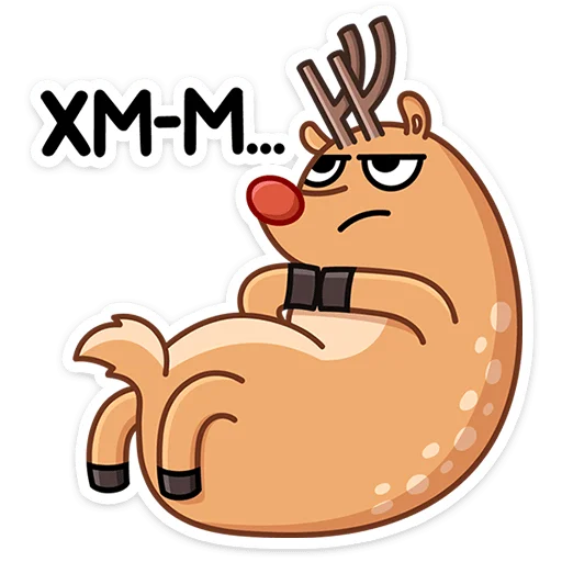 🤔 Стикер «Олень Барни» для Telegram