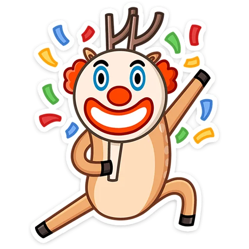 🦌 Стикер «Олень Барни» для Telegram