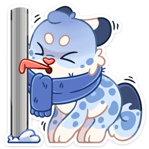 😵 Стикер «Barsik the Irbis» для Telegram