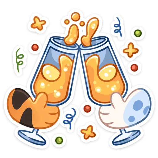 🥂 Стикер «Barsik the Irbis» для Telegram