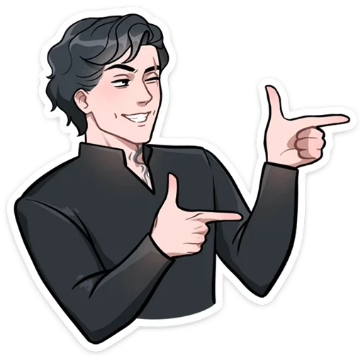 😉 Стикер «Басгиат» для Telegram