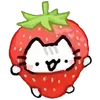 🍓 Эмодзи «🫶 Набор эмоджи с белым котиком» для Telegram
