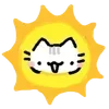 ☀️ Эмодзи «🫶 Набор эмоджи с белым котиком» для Telegram