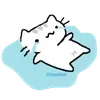 😭 Эмодзи «🫶 Набор эмоджи с белым котиком» для Telegram