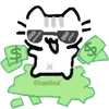 🤑 Эмодзи «🫶 Набор эмоджи с белым котиком» для Telegram