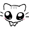 🥺 Эмодзи «🫶 Набор эмоджи с белым котиком» для Telegram