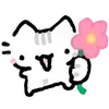 💐 Эмодзи «🫶 Набор эмоджи с белым котиком» для Telegram
