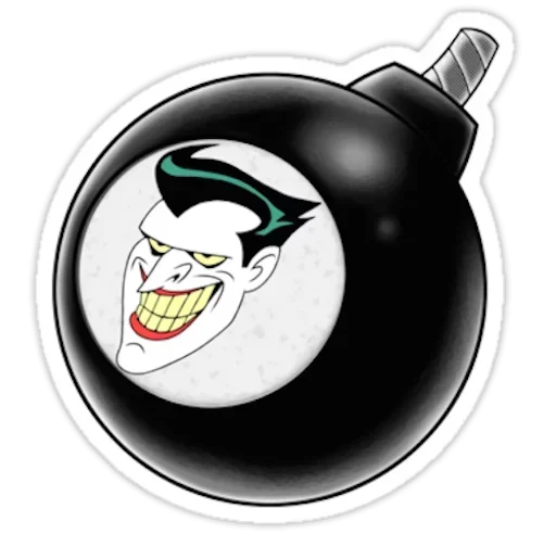 🤝 Стикер «Batman and Joker» для Telegram