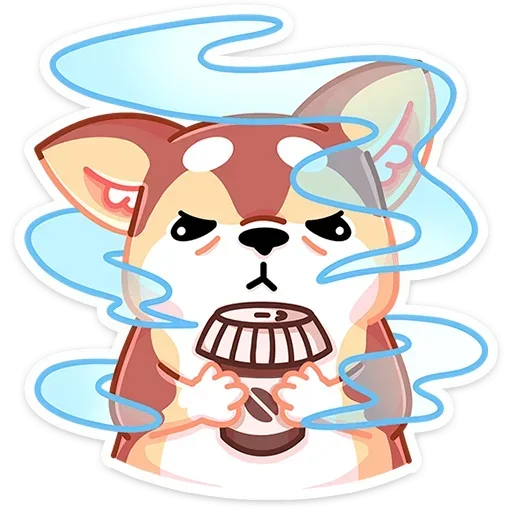 ☕️ Стикер «Батончик без надписей» для Telegram
