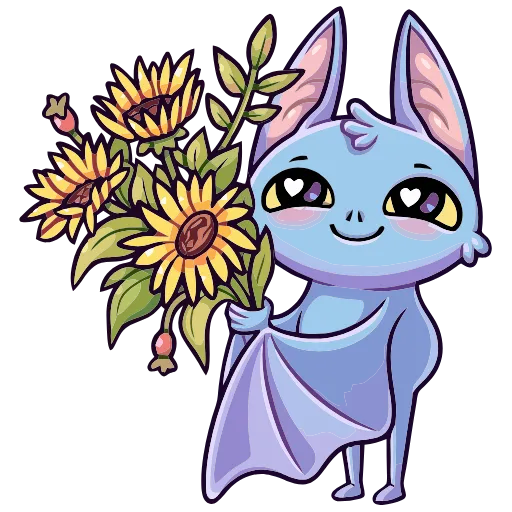 🌼 Эмодзи «Бэтси» для Telegram