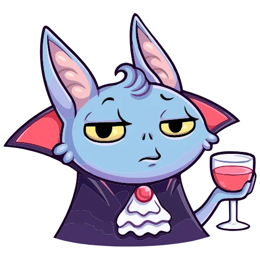 🍷 Эмодзи «Бэтси» для Telegram