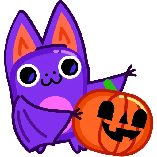 👋 Стикер «Batty Boo» для Telegram