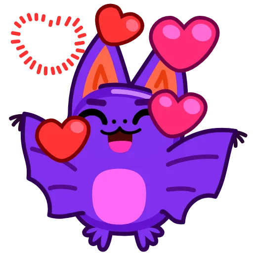 🥰 Стикер «Batty Boo» для Telegram