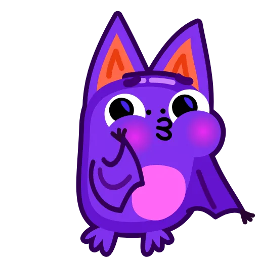 ☺️ Стикер «Batty Boo» для Telegram