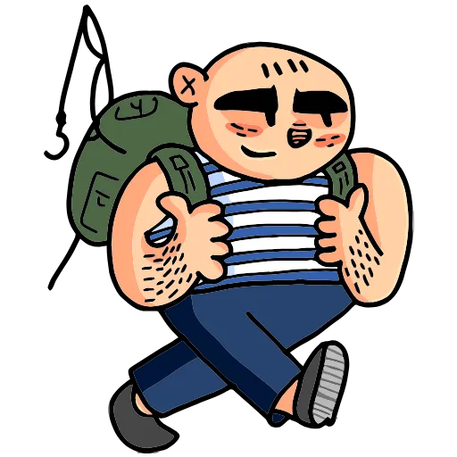 🚶‍♂️ Эмодзи «Батёк» для Telegram