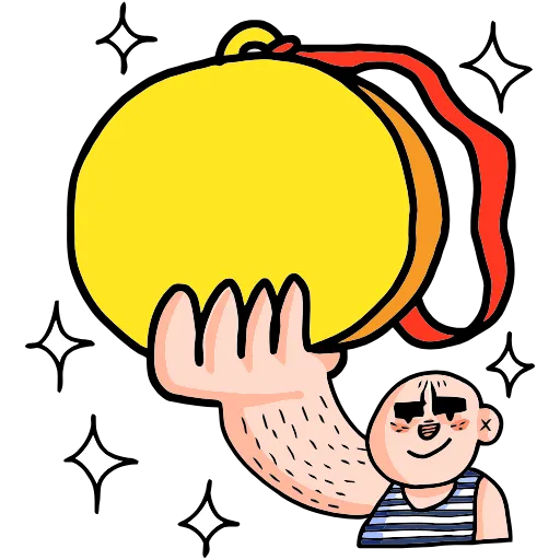 🥇 Эмодзи «Батёк» для Telegram
