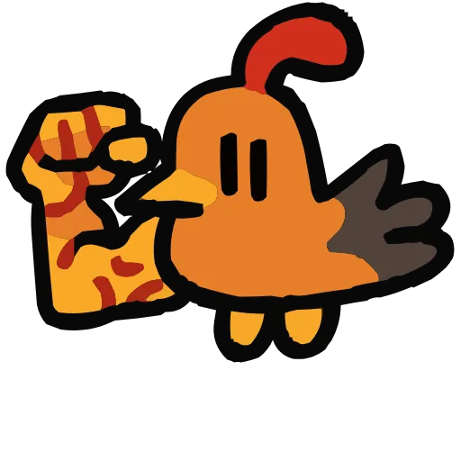 🐓 Эмодзи «Набор эмоджи с Кури БокБок из ВК в качестве» для Telegram