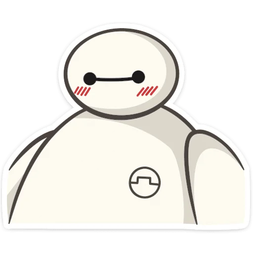 ☺️ Стикер «Бэймакс» для Telegram