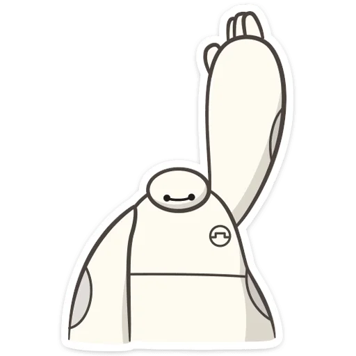 ☝️ Стикер «Бэймакс» для Telegram
