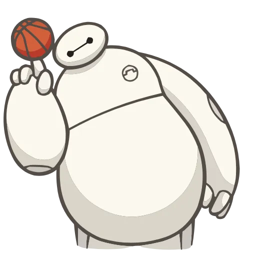 🏀 Эмодзи «Бэймакс» для Telegram