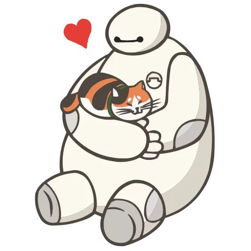 🤗 Эмодзи «Бэймакс» для Telegram