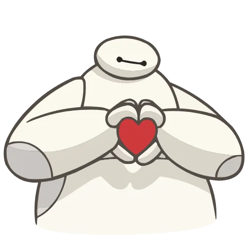 🫶 Эмодзи «Бэймакс» для Telegram