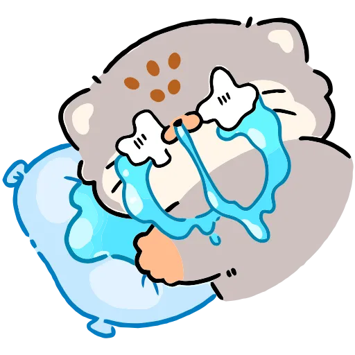 😭 Эмодзи «Баюн» для Telegram