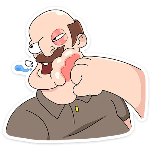 Стикер «Базовый Батя Плюс» для Telegram