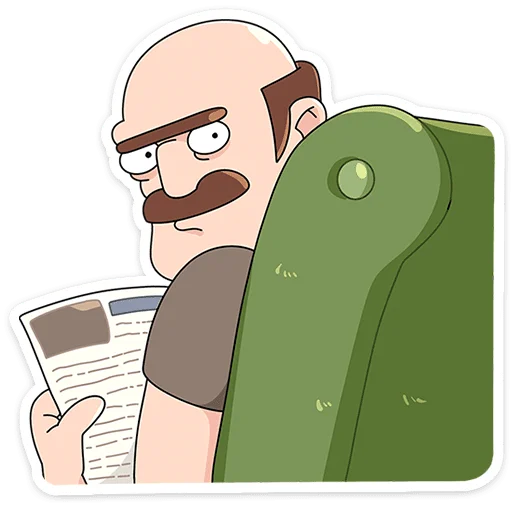 Стикер «Базовый Батя Плюс» для Telegram
