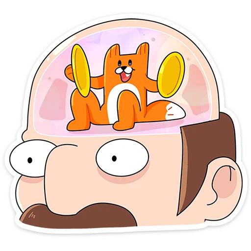Стикер «Базовый Батя Плюс» для Telegram