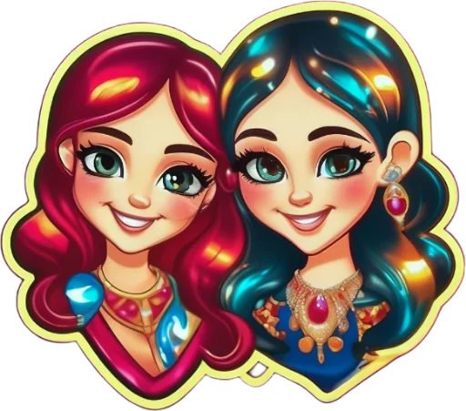 Стикерпак BigHearts для Telegram — скачать