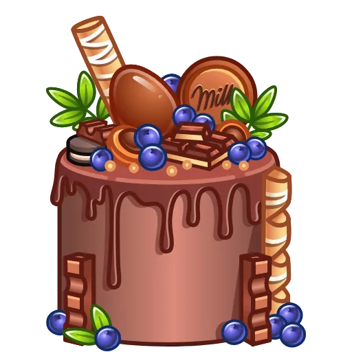 🎂 Эмодзи «Brown» для Telegram