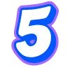 5️⃣ Эмодзи «Буквы в стиле граффити» для Telegram