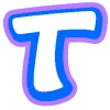 💯 Эмодзи «Буквы в стиле граффити» для Telegram