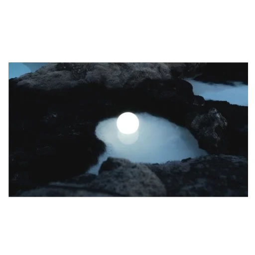 🫥 Стикер «Blue World» для Telegram
