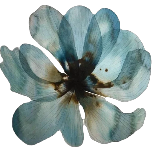 🫥 Стикер «Blue World» для Telegram