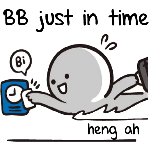 🕗 Стикер «B-ENG» для Telegram