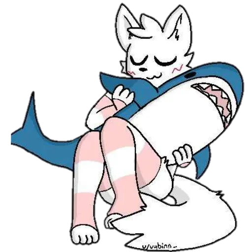 🦈 Стикер «Boykisser UwU» для Telegram