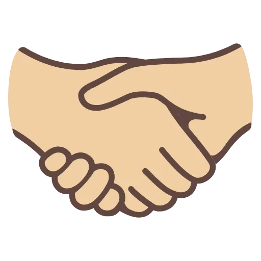 🤝 Эмодзи «Фиолетовые векторные буквы и иконки» для Telegram