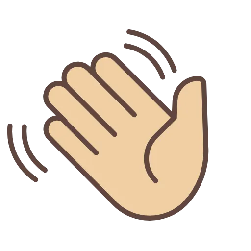 👐 Эмодзи «Фиолетовые векторные буквы и иконки» для Telegram