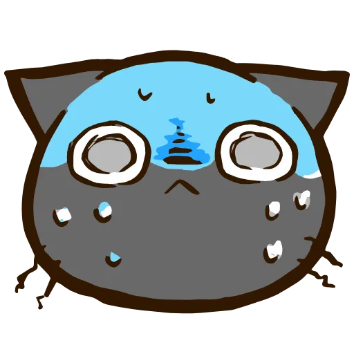 😥 Эмодзи «Black Cat» для Telegram