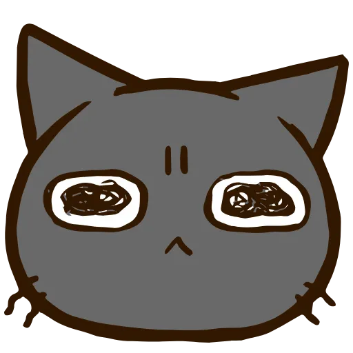 🥴 Эмодзи «Black Cat» для Telegram