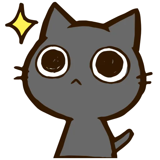 🥺 Эмодзи «Black Cat» для Telegram