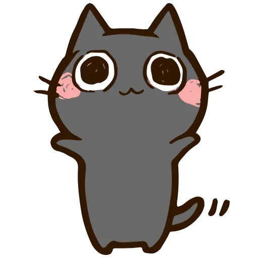 🤩 Эмодзи «Black Cat» для Telegram
