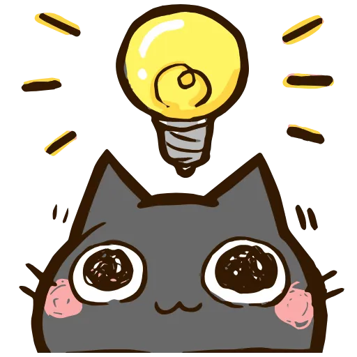 😃 Эмодзи «Black Cat» для Telegram