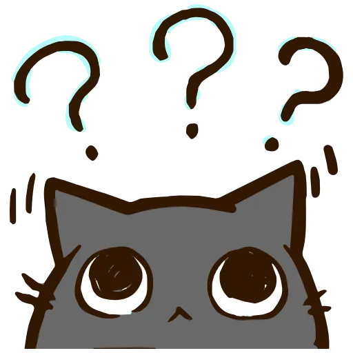 🙄 Эмодзи «Black Cat» для Telegram