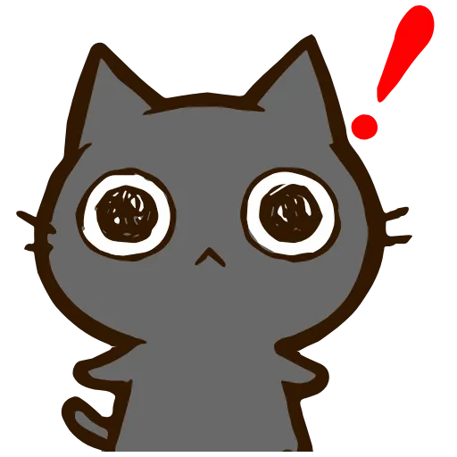 😳 Эмодзи «Black Cat» для Telegram