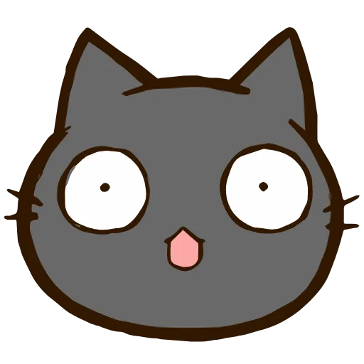 😱 Эмодзи «Black Cat» для Telegram